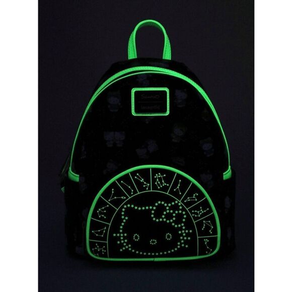 Loungefly Sanrio Hello Kitty Zodiac Sign Glow-in-the-Dark Mini Backpack main image 4